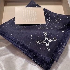 India Hicks Celestial zodiac scarf ( New in Box)